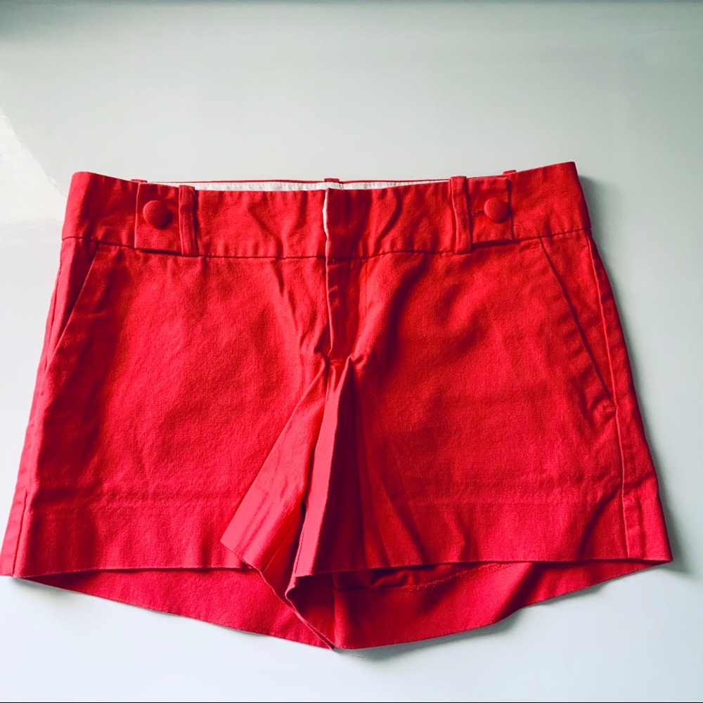 Banana Reublic Linen Sailor shorts pink size 0